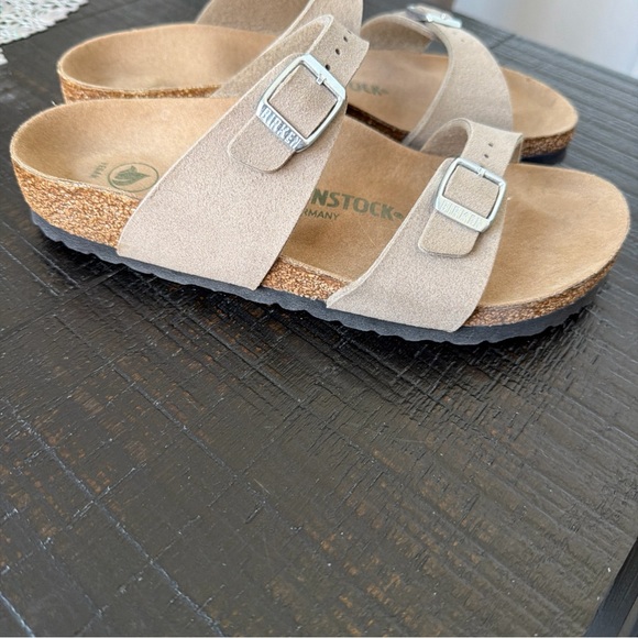 Birkenstock Birkis Sydney Womens Size 36 Vegan Gray Taupe - Picture 8 of 13